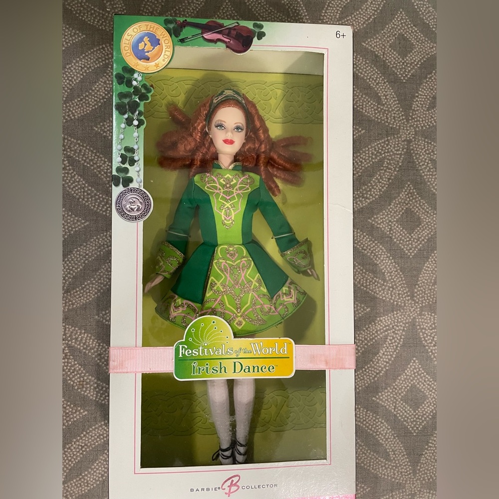 Barbie-Festivals of the World-Irish Dancer-New in box